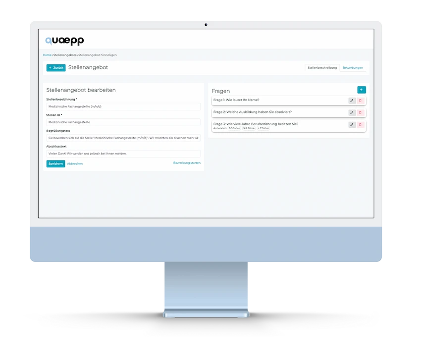 Quaepp Backend Fragenkatalog